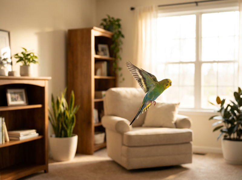 Zuhause vogelsicher machen: Tipps für sicheren Freiflug