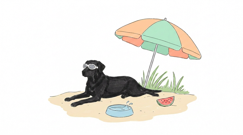Hund im Sommer: 10 Tipps gegen Hitze