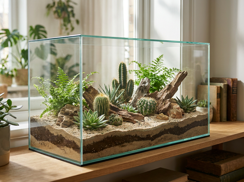 Terrarium einrichten: Tipps für Reptilien & Amphibien