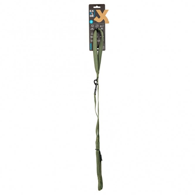 Duvoplus EXPLOR Ultimate Fit On-The-Road-Leine Classic - Undercover Green - 130cm - 25mm