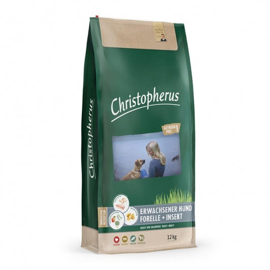 Christopherus Getreidefrei Forelle & Insekt - 750 g