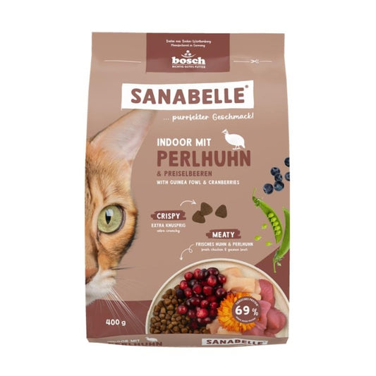Sanabelle Indoor mit Perlhuhn - 2 kg