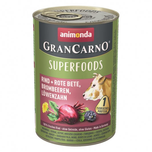 Animonda GranCarno Adult Superfood Rind & Rote Beete - 800 g
