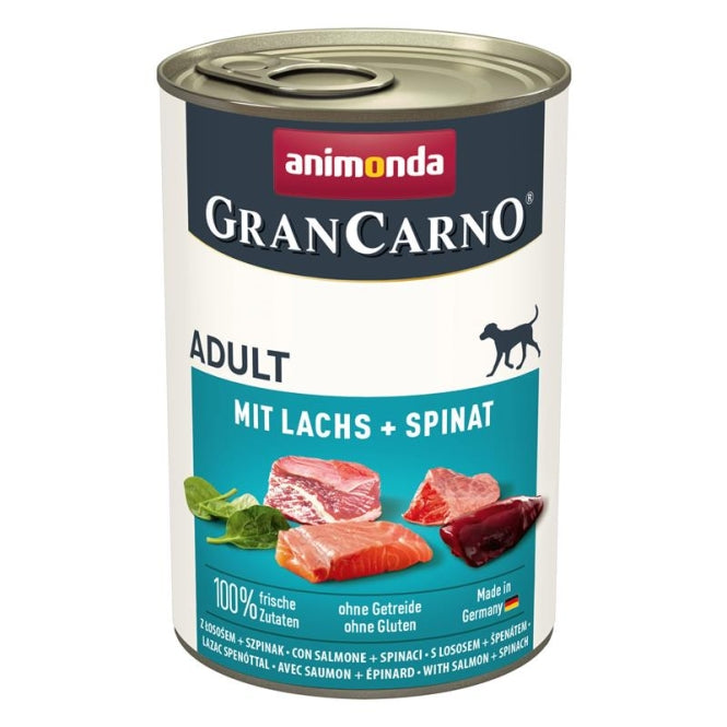 Animonda GranCarno Adult mit Lachs & Spinat - 400g