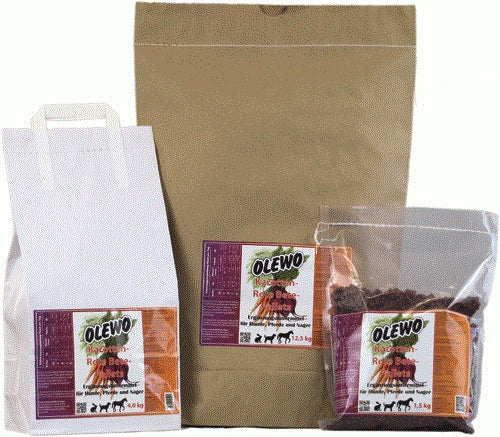 Olewo Karotten-Rote Bete-Pellets - 1,5 kg