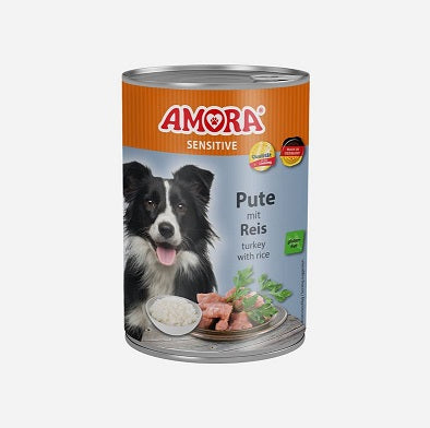 AMORA Dog Sensitive Pute & Reis - 800 g