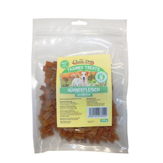 Classic Dog Trainee Treats Hühnerfleischwürfel - 250 g