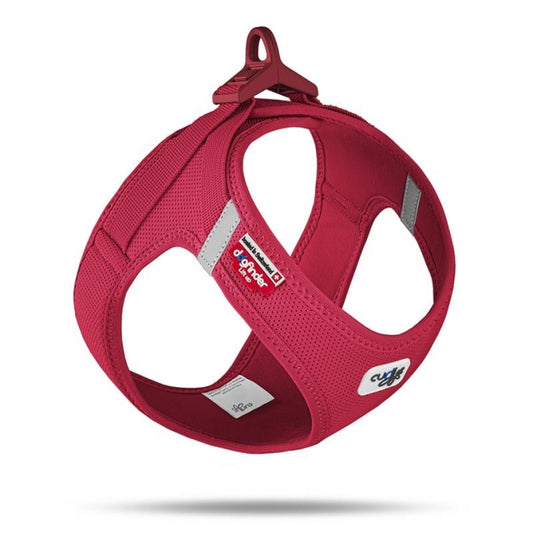 Curli Clasp Vest Geschirr Air-Mesh - rot - 3XS