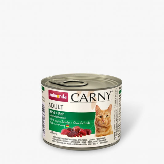 Animonda Cat Dose Carny Adult Rind & Reh & Preiselbeeren - 400 g
