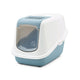 Savic Katzentoilette Nestor – weiß/blau – 39 x 56 x 38,5 cm