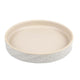 Duvoplus flacher Keramiknapf Stone Wavy Dune - 600ml - 21x21x3cm