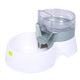 EBI Pet Feeder 2in1 – Grau – Trinkbrunnen-Zubehör für Katzen – 28 x 19 x 17 cm