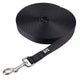 Duvoplus EXPLOR Trackingleine Classic flach - schwarz - 10m/20mm