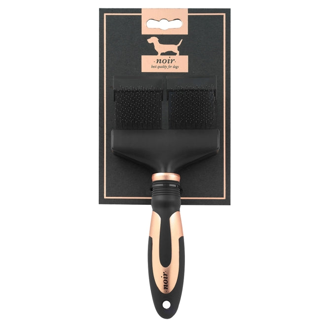 EBI Noir flexible Slicker-Bürste - 20,5 x 4,3cm