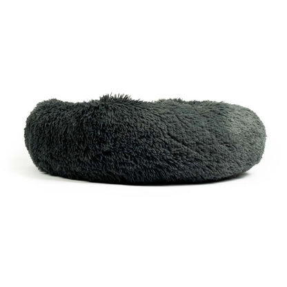 Duvoplus Donutbett Snug - dunkelgrau - L - 80x80x17cm