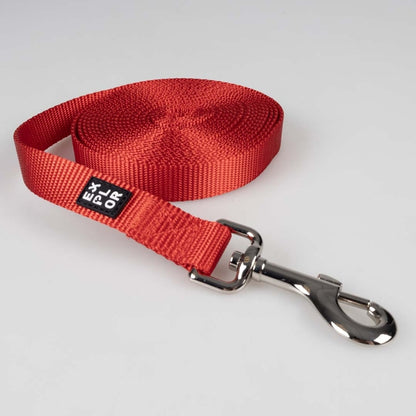 Duvoplus EXPLOR Trackingleine Classic flach - rot - 5m/20mm