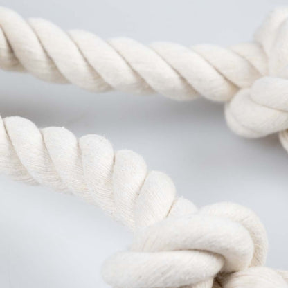 Duvoplus ECO Baumwoll-Tau mit 1 Schlaufe - weiß