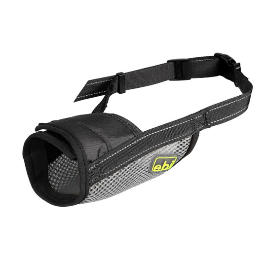 EBI Netz-Maulkorb - schwarz - L - 16-40cm / Ø18-23cm