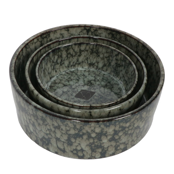 D&D Trendy Napf Jasper green marble - 20 cm