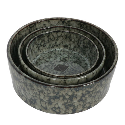 D&D Trendy Napf Jasper green marble - 20 cm