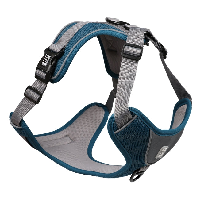 Duvoplus EXPLOR Ultimate Fit No-Pull-Geschirr - petrol blue - L - 48-58cm - 58-81cm