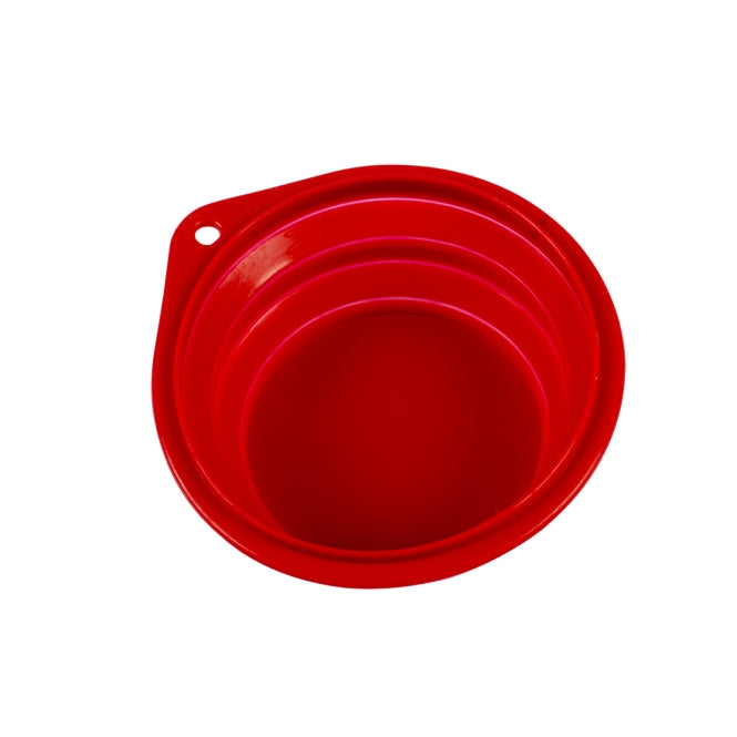 Duvo Silikon-Reisenapf - rot - 500ml-14cm