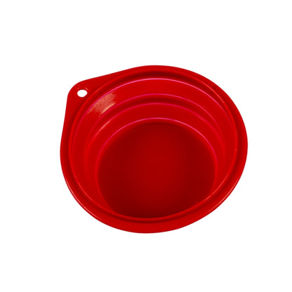 Duvo Silikon-Reisenapf - rot - 500ml-14cm