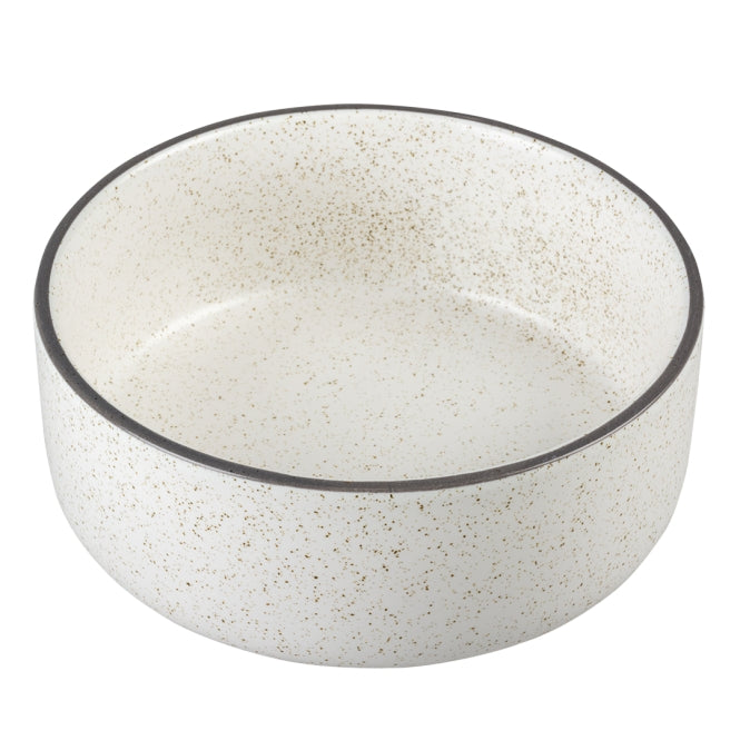 Duvoplus Keramiknapf Stone Speckle - weiß - 750ml