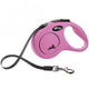 FLEXI Rollleine New CLASSIC Gurt - 5m, bis 15kg - Pink