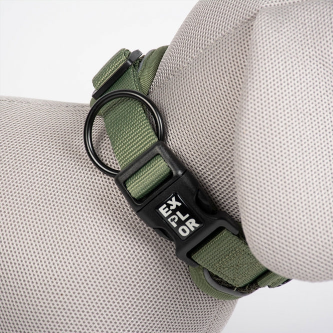 Duvoplus EXPLOR Ultimate Fit Comfy Halsband Classic - Undercover Green - XS - 30-33cm