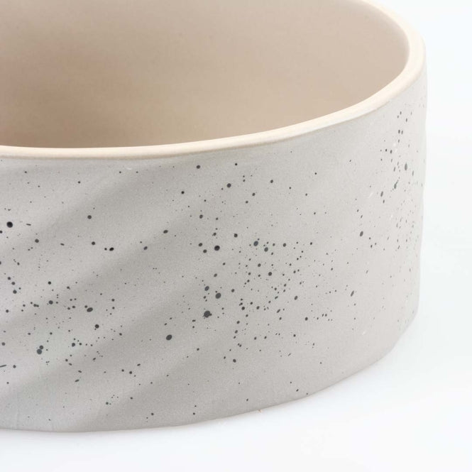 Duvoplus Keramiknapf Stone Wavy Dune - 1250ml - 18x18x7,5cm