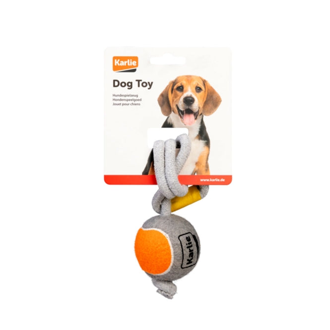 Karlie Tennisball mit Seil - 6 cm