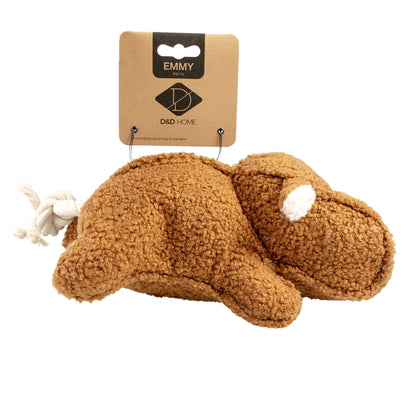 D&D Hundespielzeug Emmy Teddystoff - braun