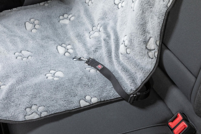 Trixie Auto-Schondecke schmal - grau/schwarz