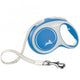 FLEXI Rollleine New COMFORT Gurt - 5m, bis 60kg - blau
