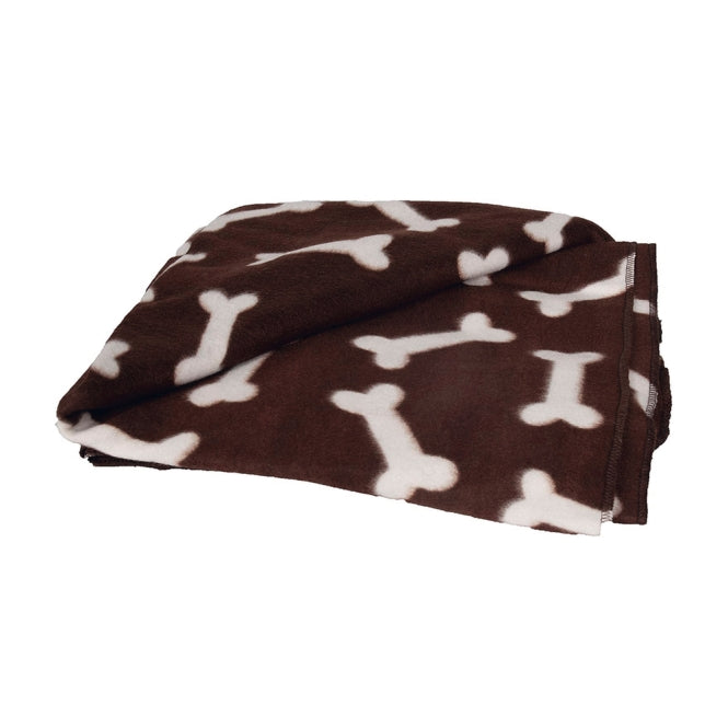 Karlie Flamingo Fleecedecke Milda - 100 x 70 cm - Schwarz