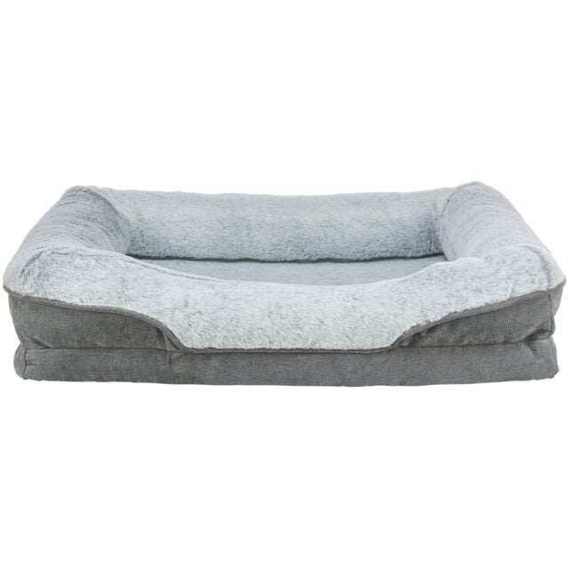 Trixie Vital Bett Lino Soft - grau/hellgrau - 90 × 65 cm