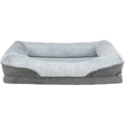 Trixie Vital Bett Lino Soft - grau/hellgrau - 90 × 65 cm