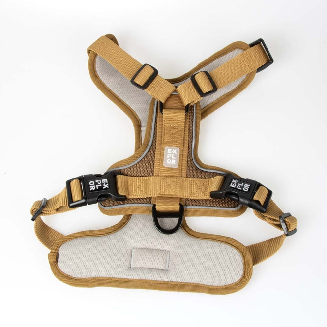 Duvoplus EXPLOR Ultimate Fit No-Pull-Geschirr - honey gold - M - 40-49cm - 49-65cm