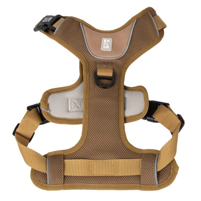 Duvoplus EXPLOR Ultimate Fit No-Pull-Geschirr - honey gold - L - 48-58cm - 58-81cm