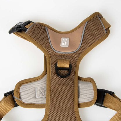 Duvoplus EXPLOR Ultimate Fit No-Pull-Geschirr - honey gold - L - 48-58cm - 58-81cm