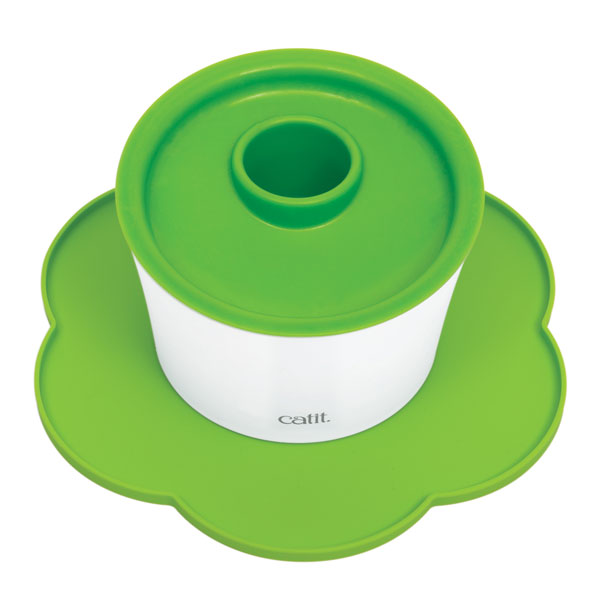 CATIT Silikonmatte Blume - 30 cm - Grün