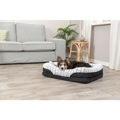 Trixie Vital Bett Lino - schwarz/grau - 110 × 75 cm
