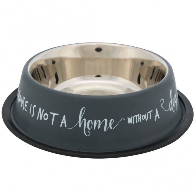 Trixie Edelstahlnapf Home für Hunde - 0,7 l/ø 21 cm