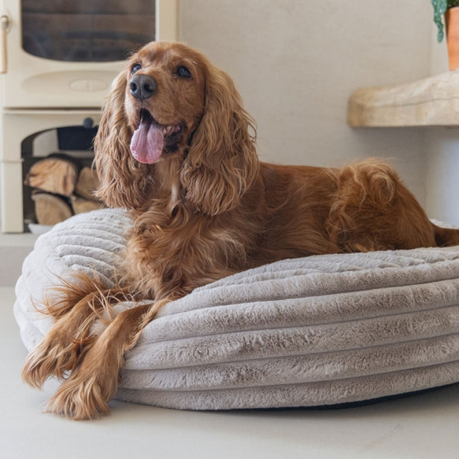 Designed by Lotte Hundebett Reza - rund, beige - 80 x 20 cm