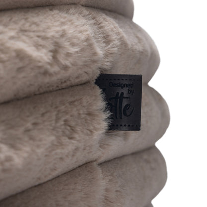 Designed by Lotte Hundebett Reza - rund, beige - 80 x 20 cm