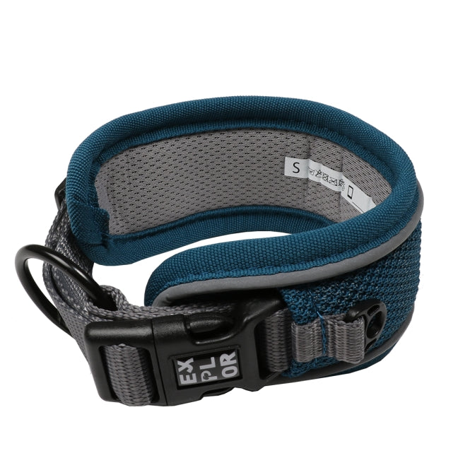 Duvoplus EXPLOR Ultimate Fit Control Halsband Classic - petrol blue - S - 34-38cm
