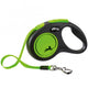 Flexi New Classic Neon Gurt-Roll-Leine – S / Grün