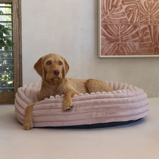 Designed by Lotte Hundebett Reza - rund, rosa - 95 x 20 cm