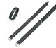 Karlie RONDO Halsband genäht – Schwarz – 32 mm, 62 cm
